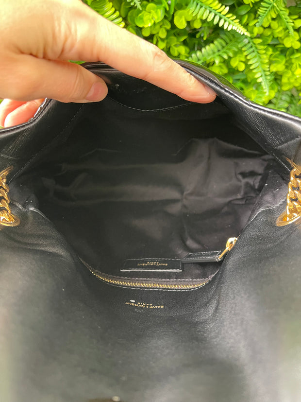 Saint Laurent Patent Puffer Quilted