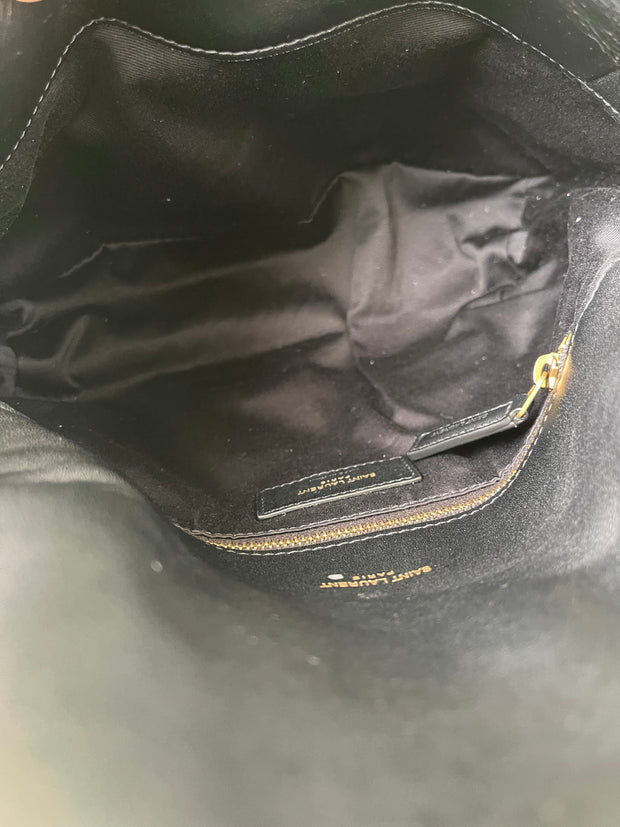 Saint Laurent Patent Puffer Quilted