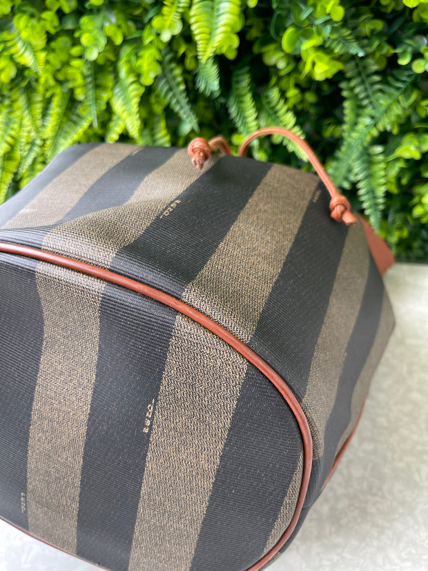 Fendi Pequin Stripe Bucket