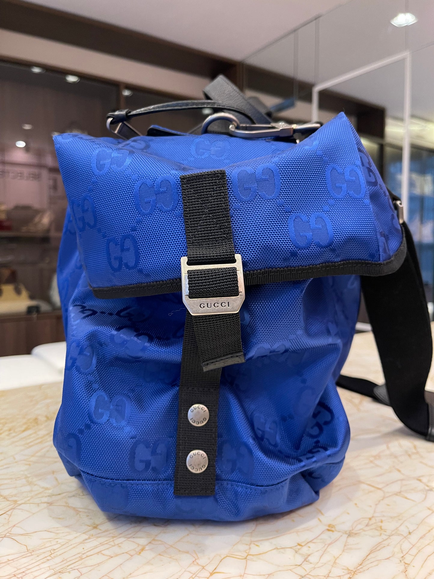 Mala Gucci Off The Grid Azul