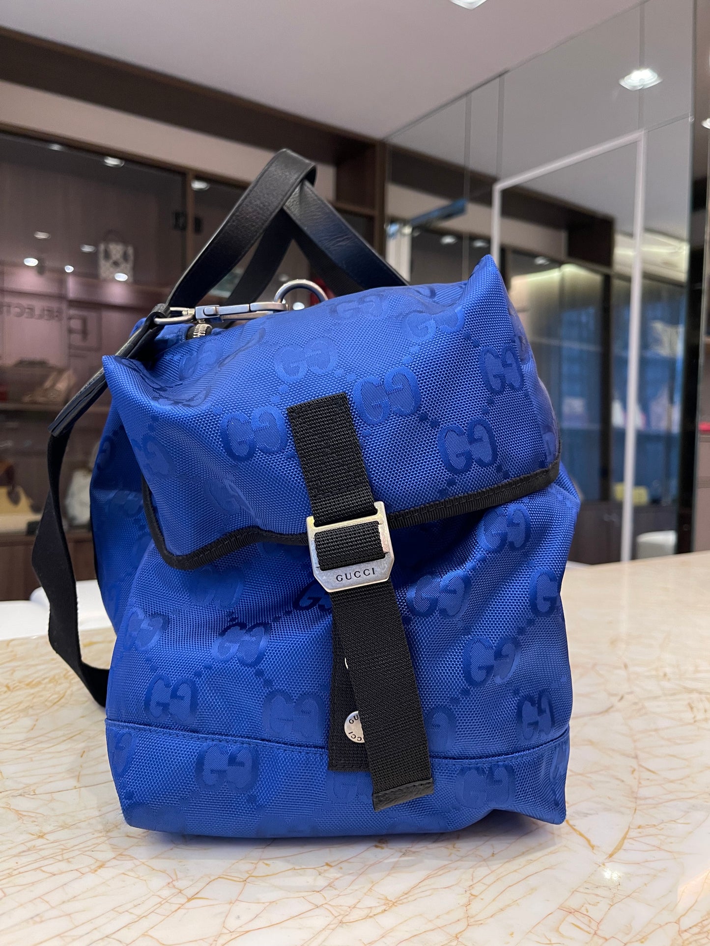 Mala Gucci Off The Grid Azul