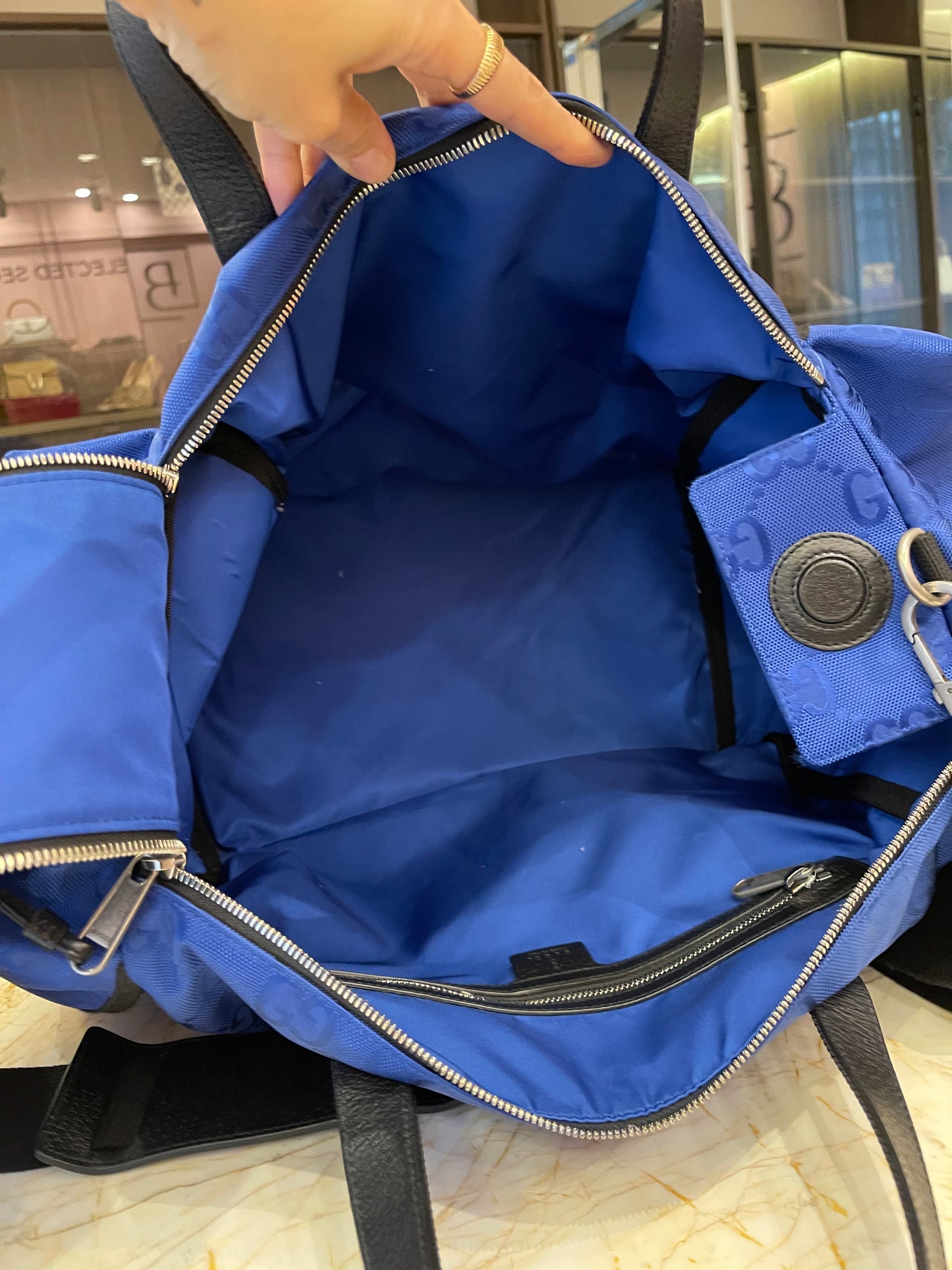 Mala Gucci Off The Grid Azul