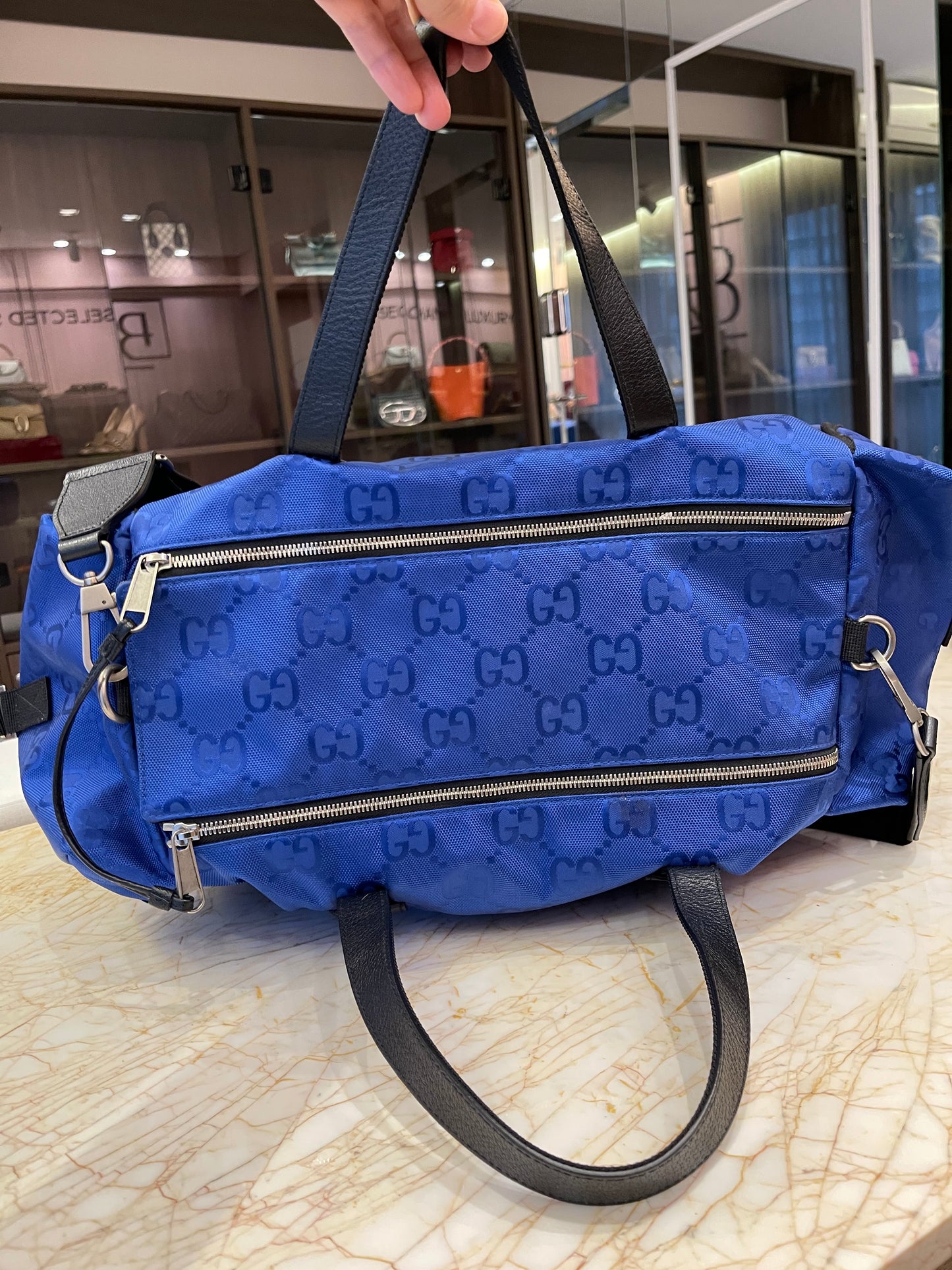 Mala Gucci Off The Grid Azul