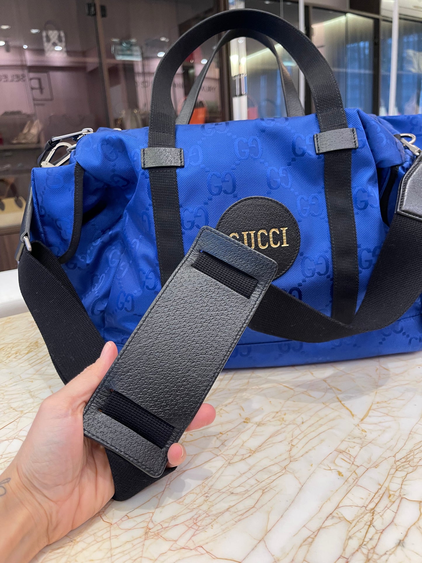 Mala Gucci Off The Grid Azul