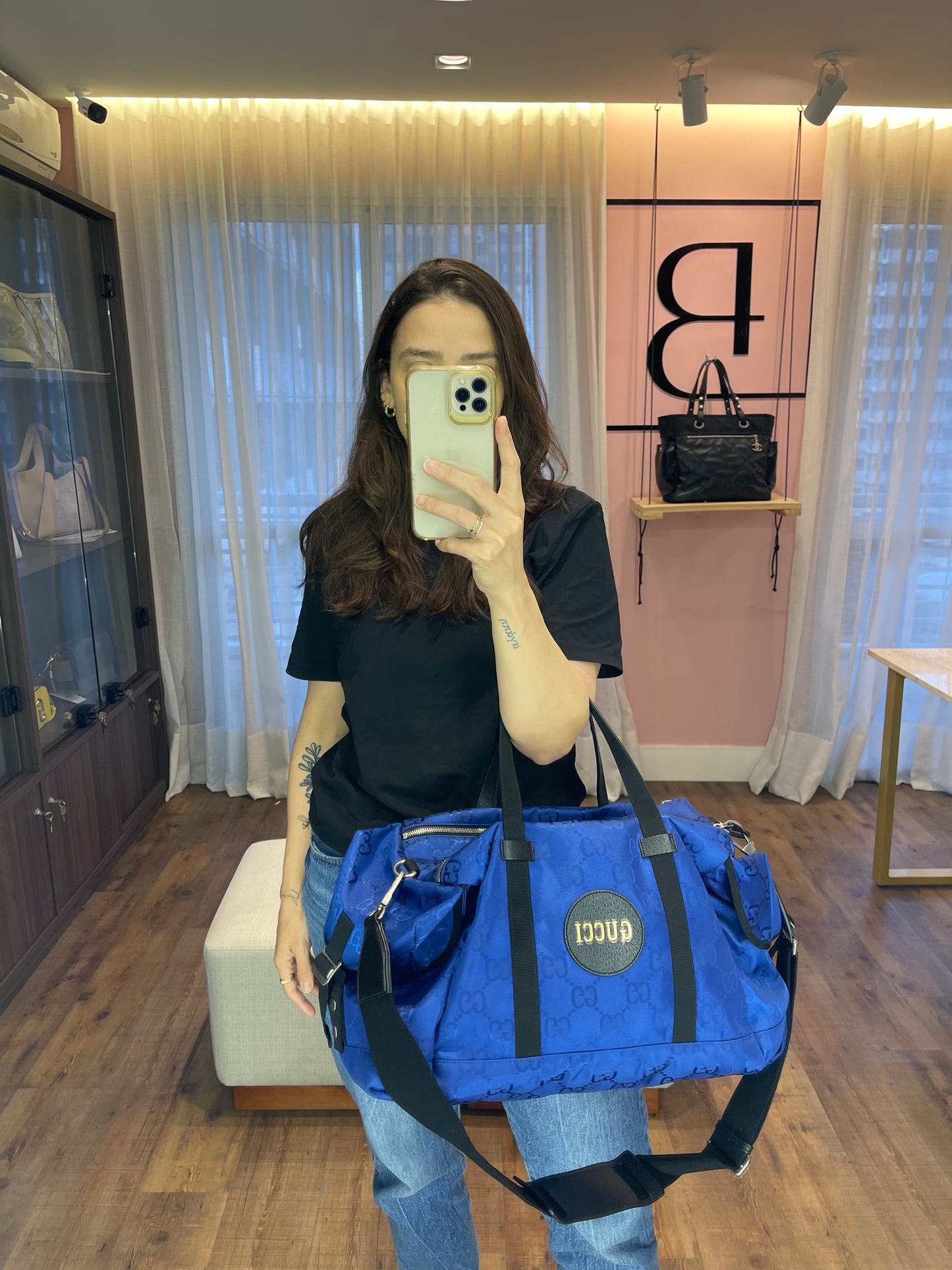 Mala Gucci Off The Grid Azul