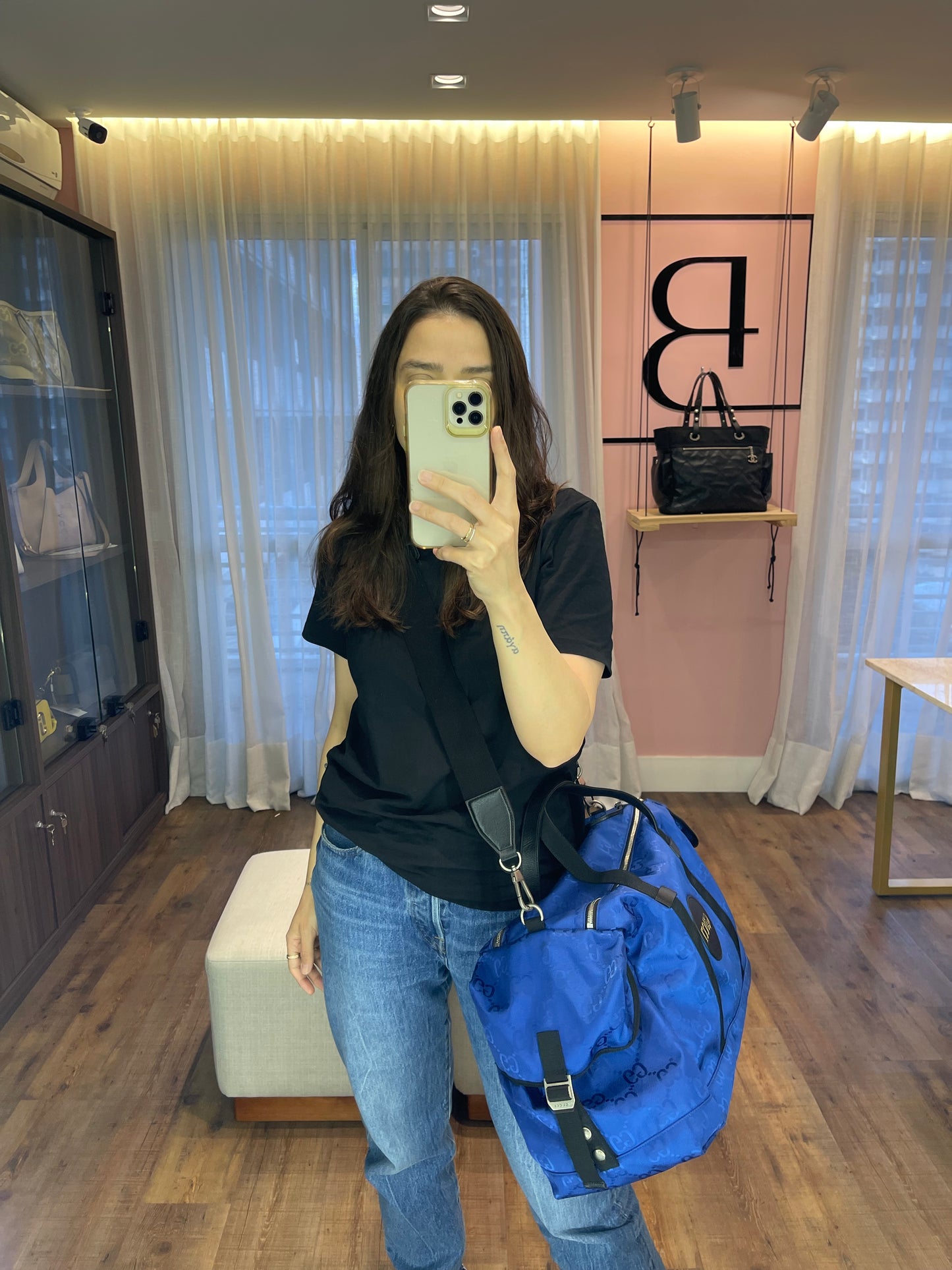 Mala Gucci Off The Grid Azul