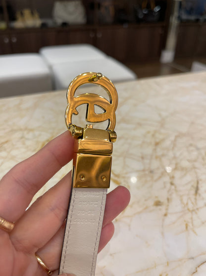 Cinto Gucci Marmont Reversível