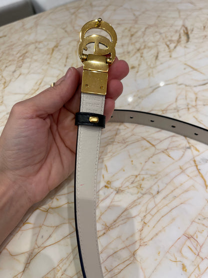 Cinto Gucci Marmont Reversível