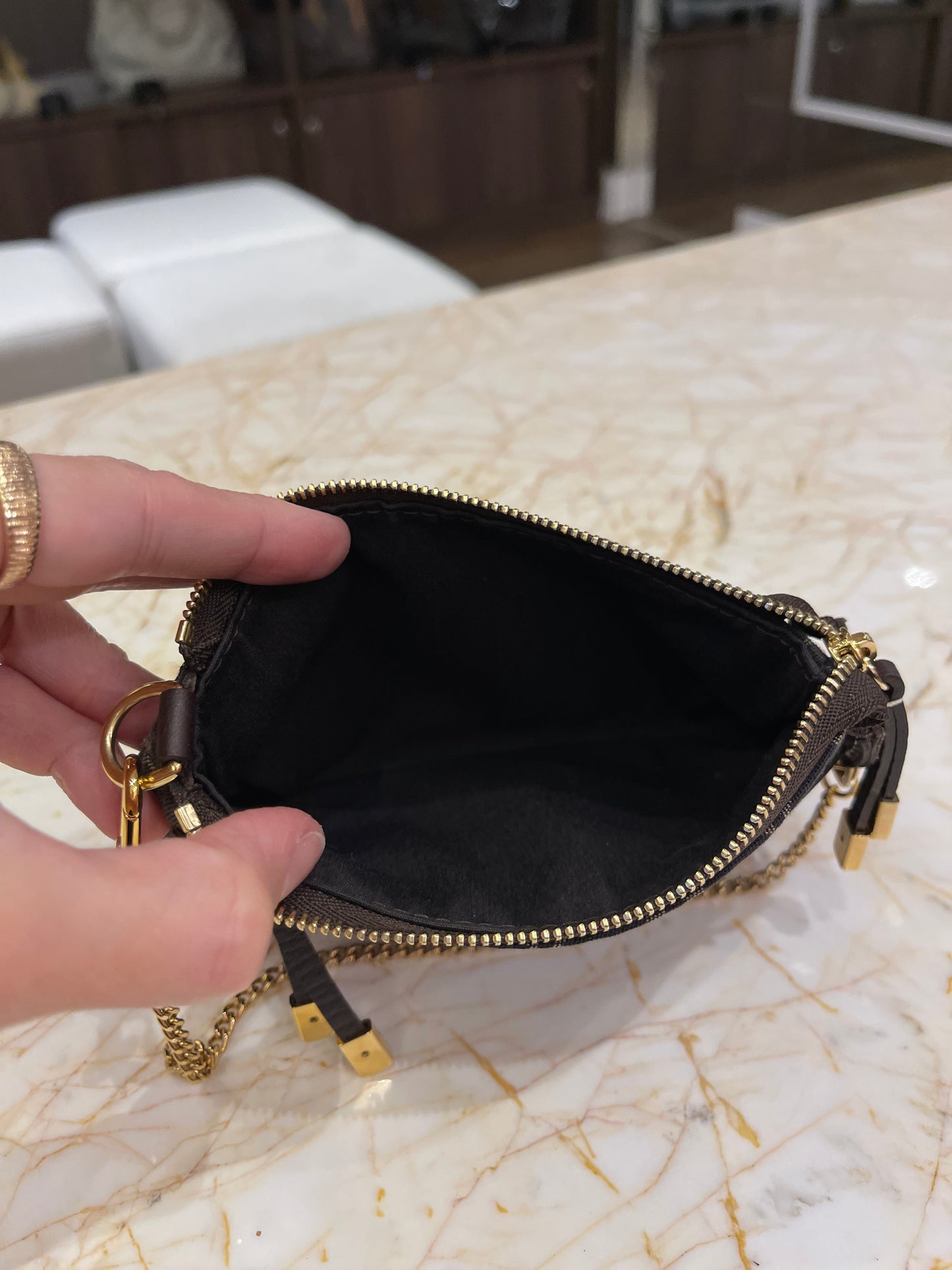 Louis Vuitton Pochette Idylle Mini Lin