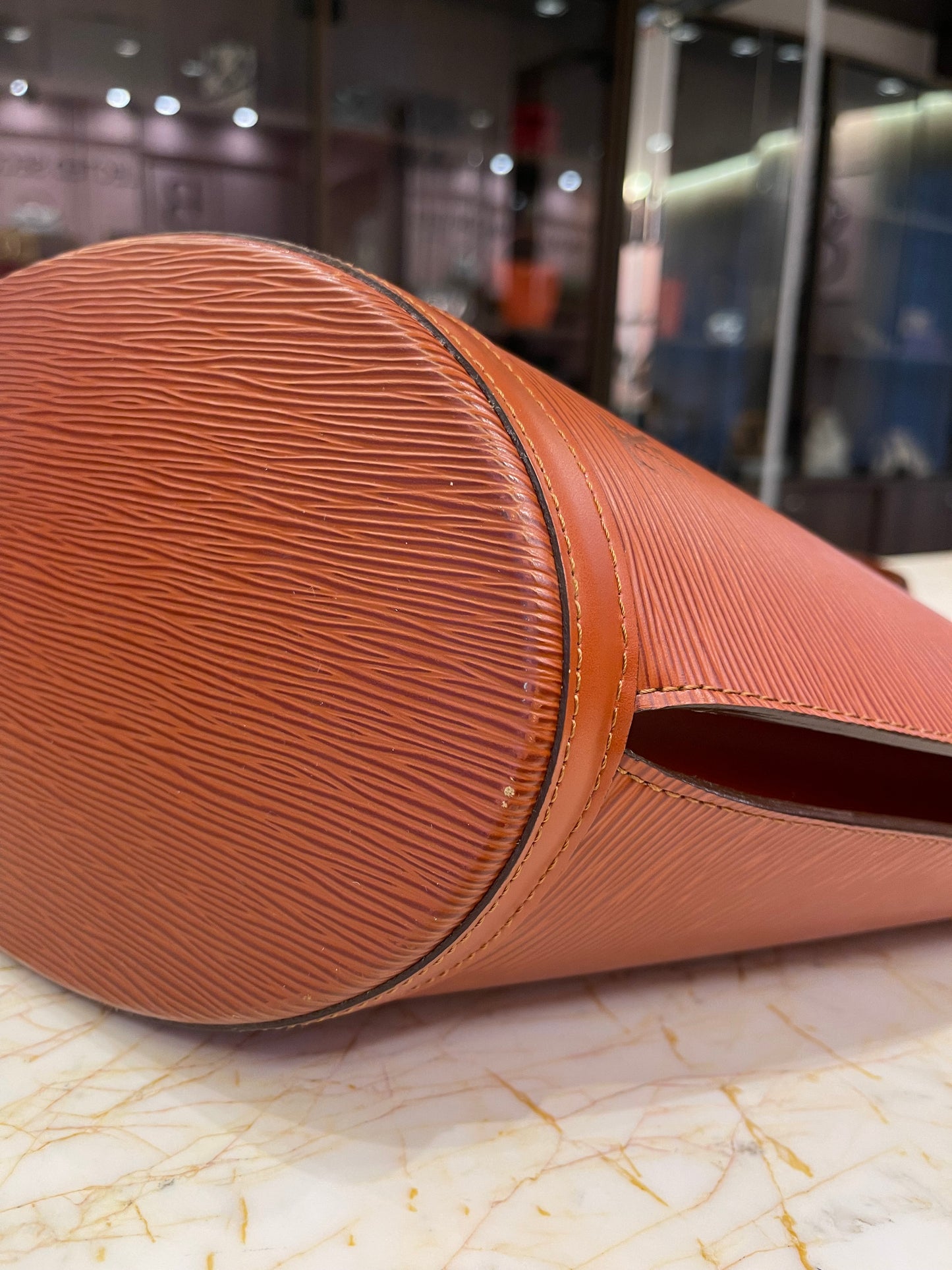 Louis Vuitton EPI Saint Jacques Marrom