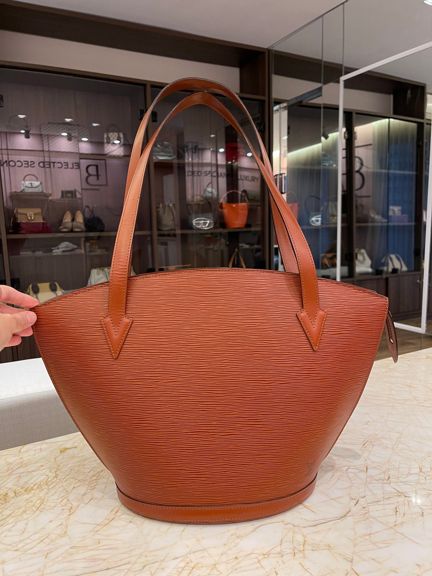Louis Vuitton EPI Saint Jacques Marrom