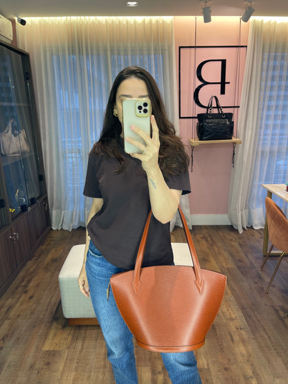 Louis Vuitton EPI Saint Jacques Marrom