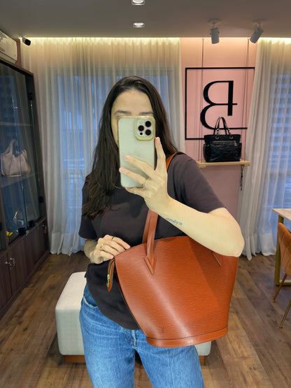 Louis Vuitton EPI Saint Jacques Marrom