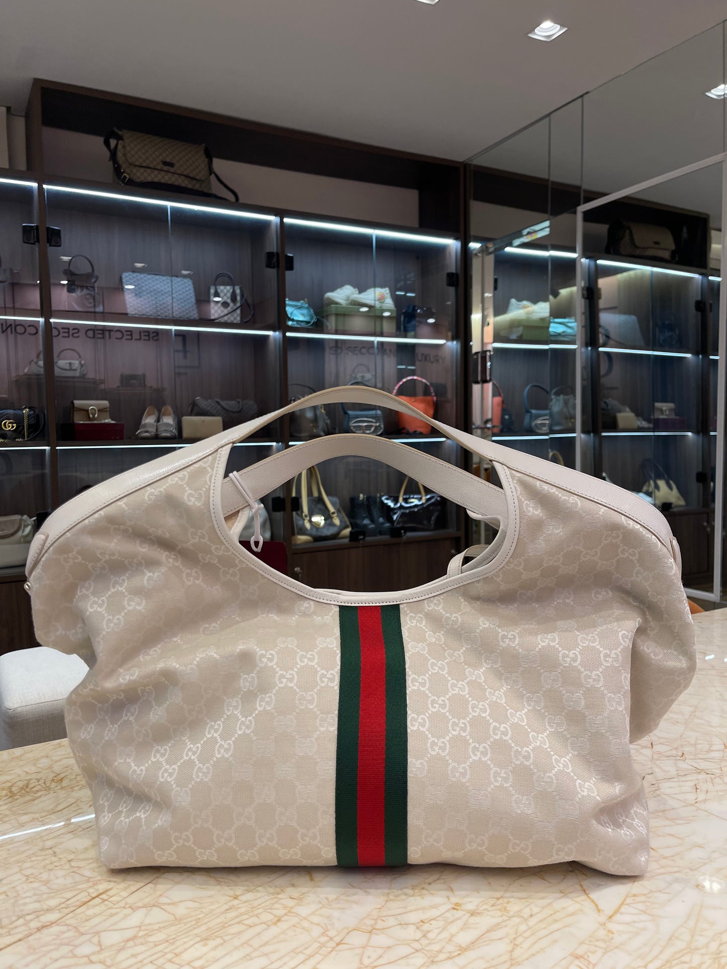 Gucci Giglio Large Tote Monogram