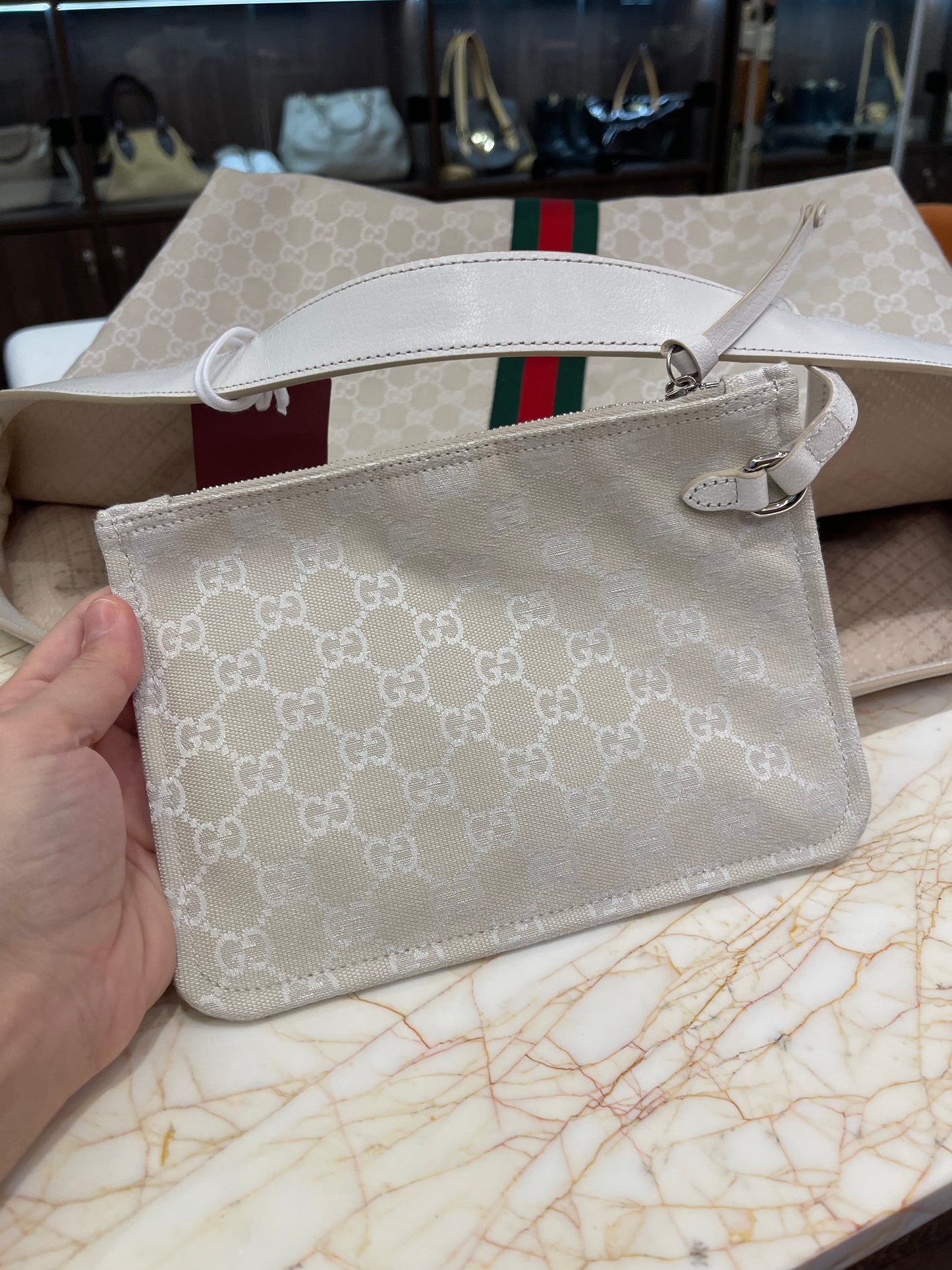 Gucci Giglio Large Tote Monogram