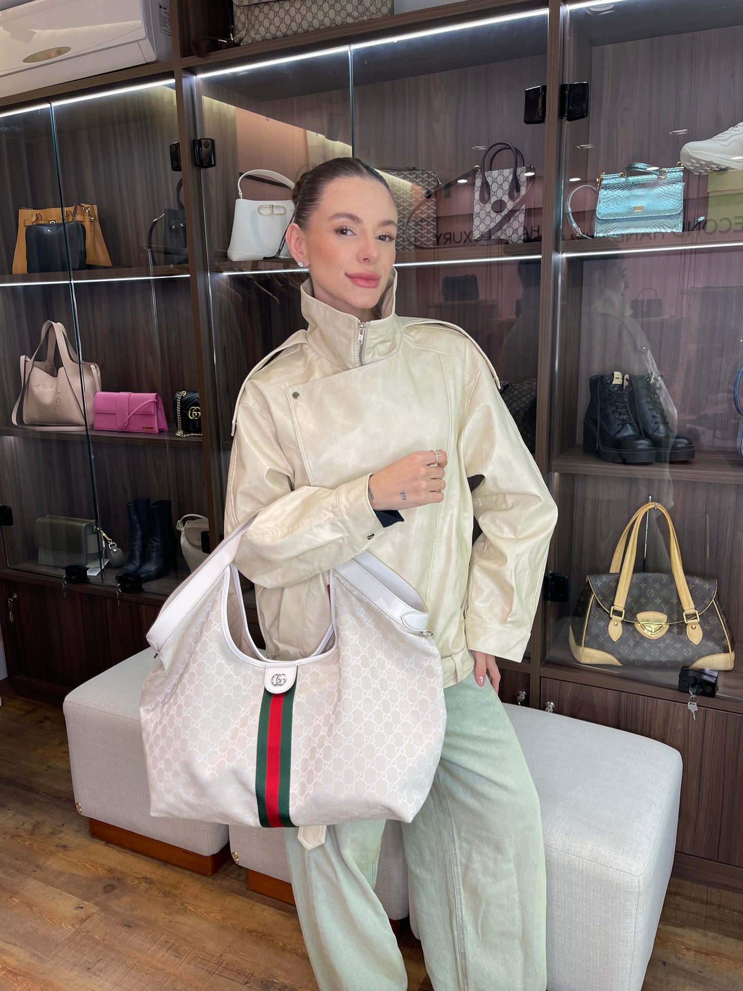 Gucci Giglio Large Tote Monogram