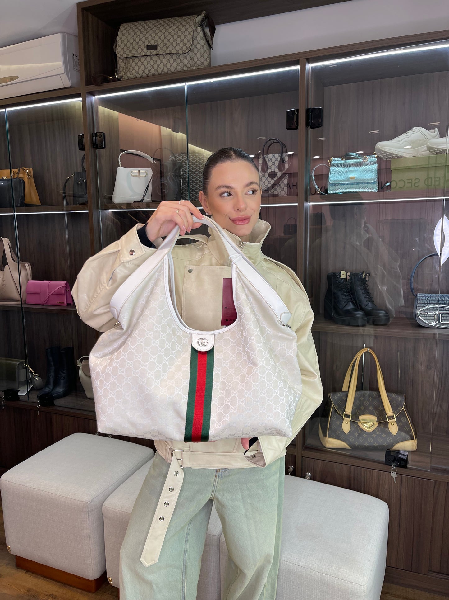 Gucci Giglio Large Tote Monogram