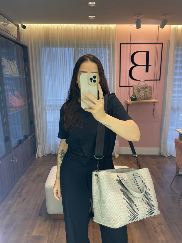 Bottega Veneta Intrecciato Leather Bicolor