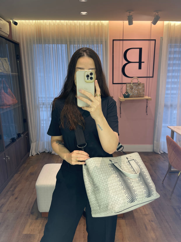 Bottega Veneta Intrecciato Leather Bicolor