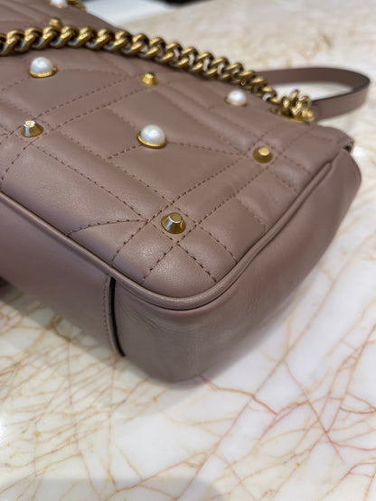 Gucci GG Marmont Pérolas Capuccino