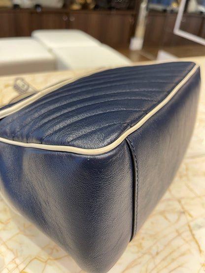 Gucci GG Marmont Matelassê Azul Marinho