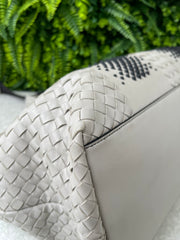 Bottega Veneta Intrecciato Leather Bicolor