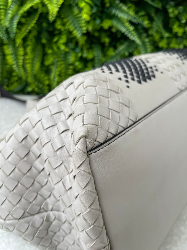 Bottega Veneta Intrecciato Leather Bicolor