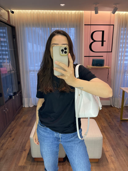 Louis Vuitton Néo Noé Love Lock em Couro EPI Branco