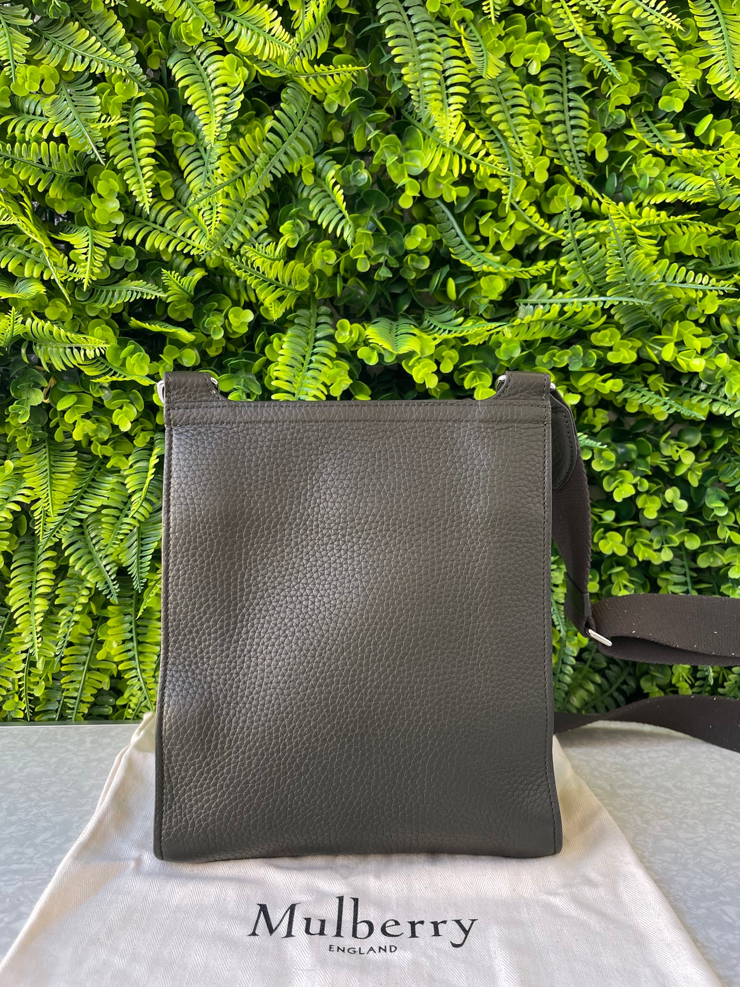 Mulberry Crossbody de Couro e Camurça