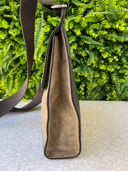 Mulberry Crossbody de Couro e Camurça