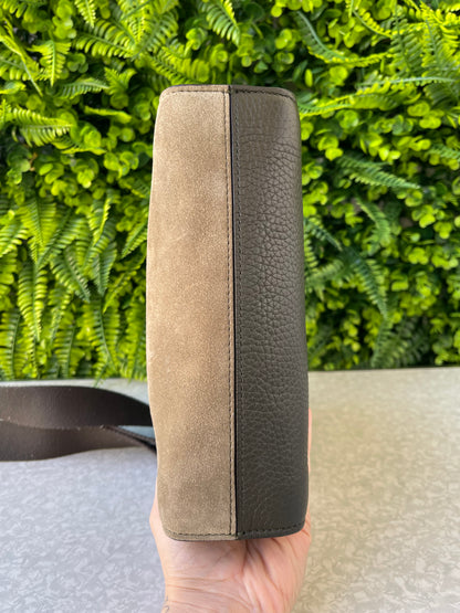 Mulberry Crossbody de Couro e Camurça