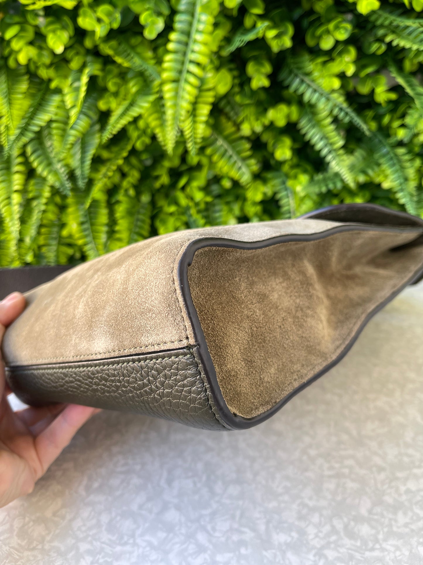 Mulberry Crossbody de Couro e Camurça