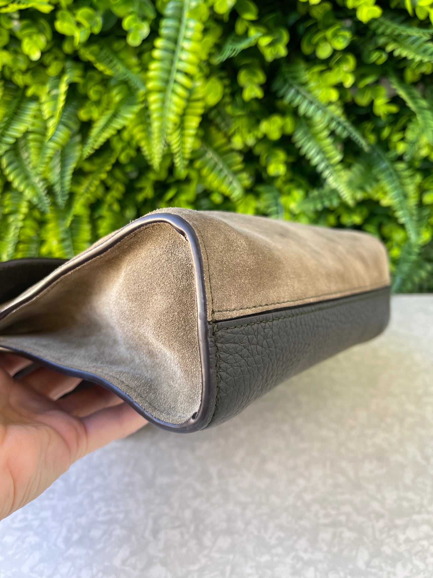 Mulberry Crossbody de Couro e Camurça