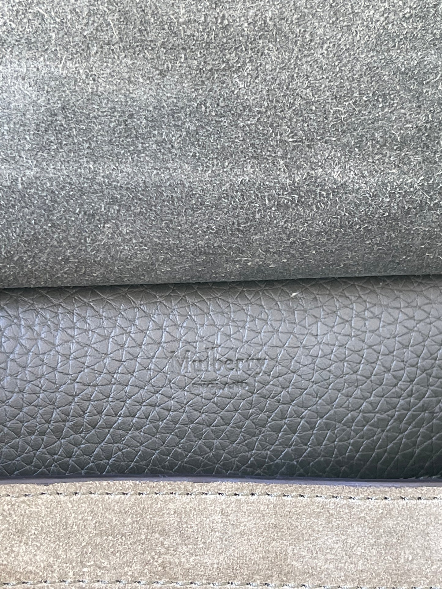 Mulberry Crossbody de Couro e Camurça