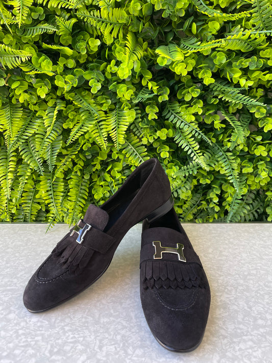 Mocassim Hermes Preto
