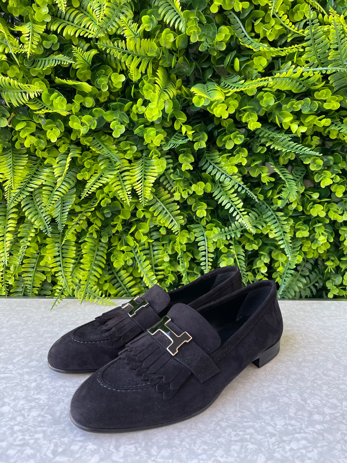 Mocassim Hermes Preto