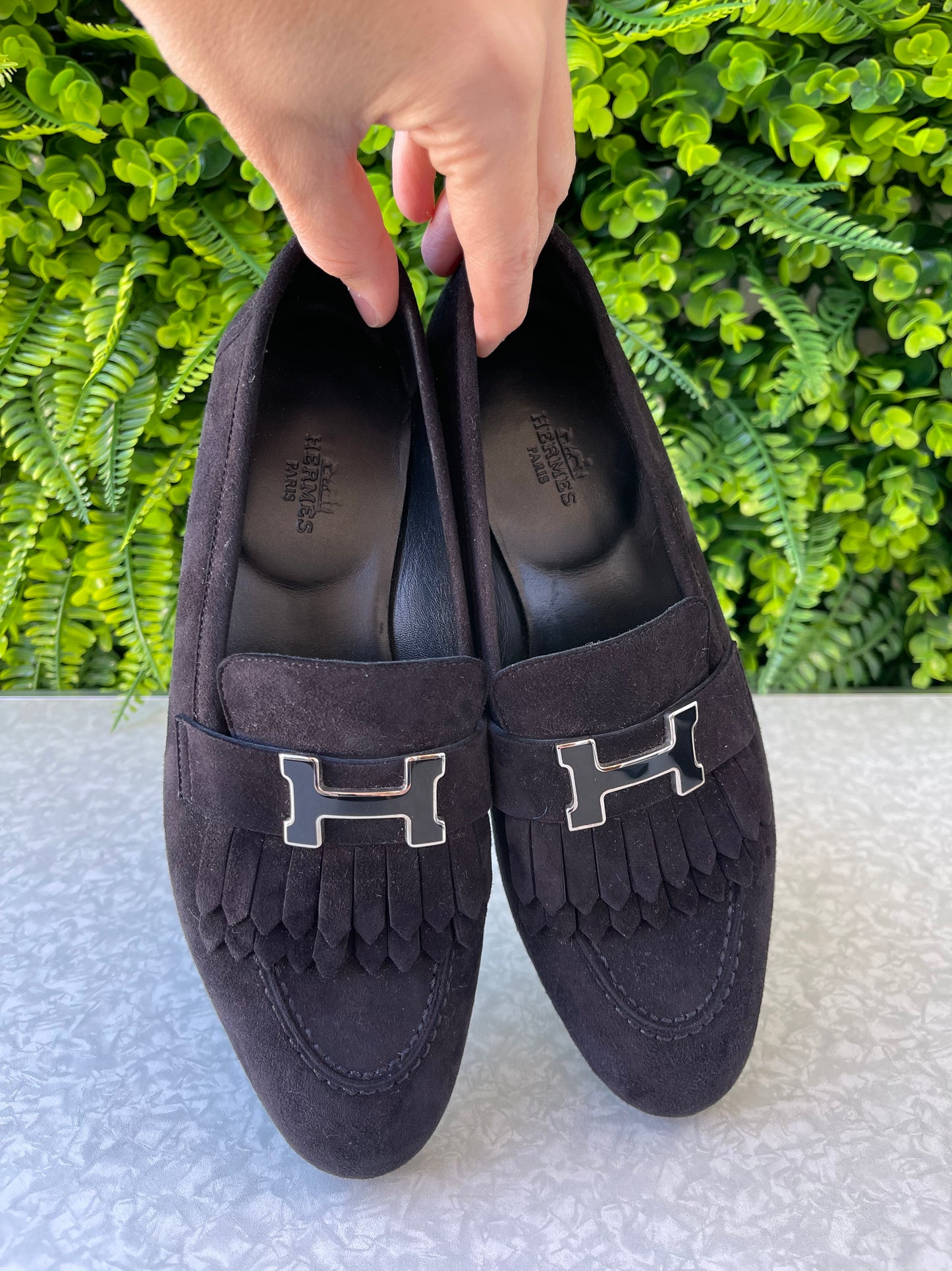 Mocassim Hermes Preto