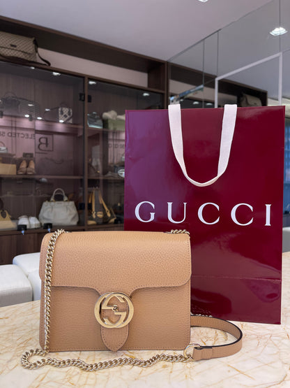 Gucci Interlocking G Small Nude
