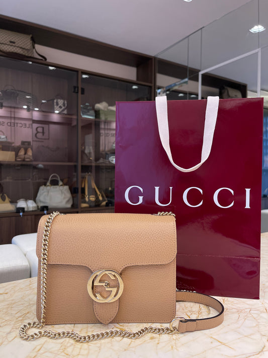 Gucci Interlocking G Small Nude
