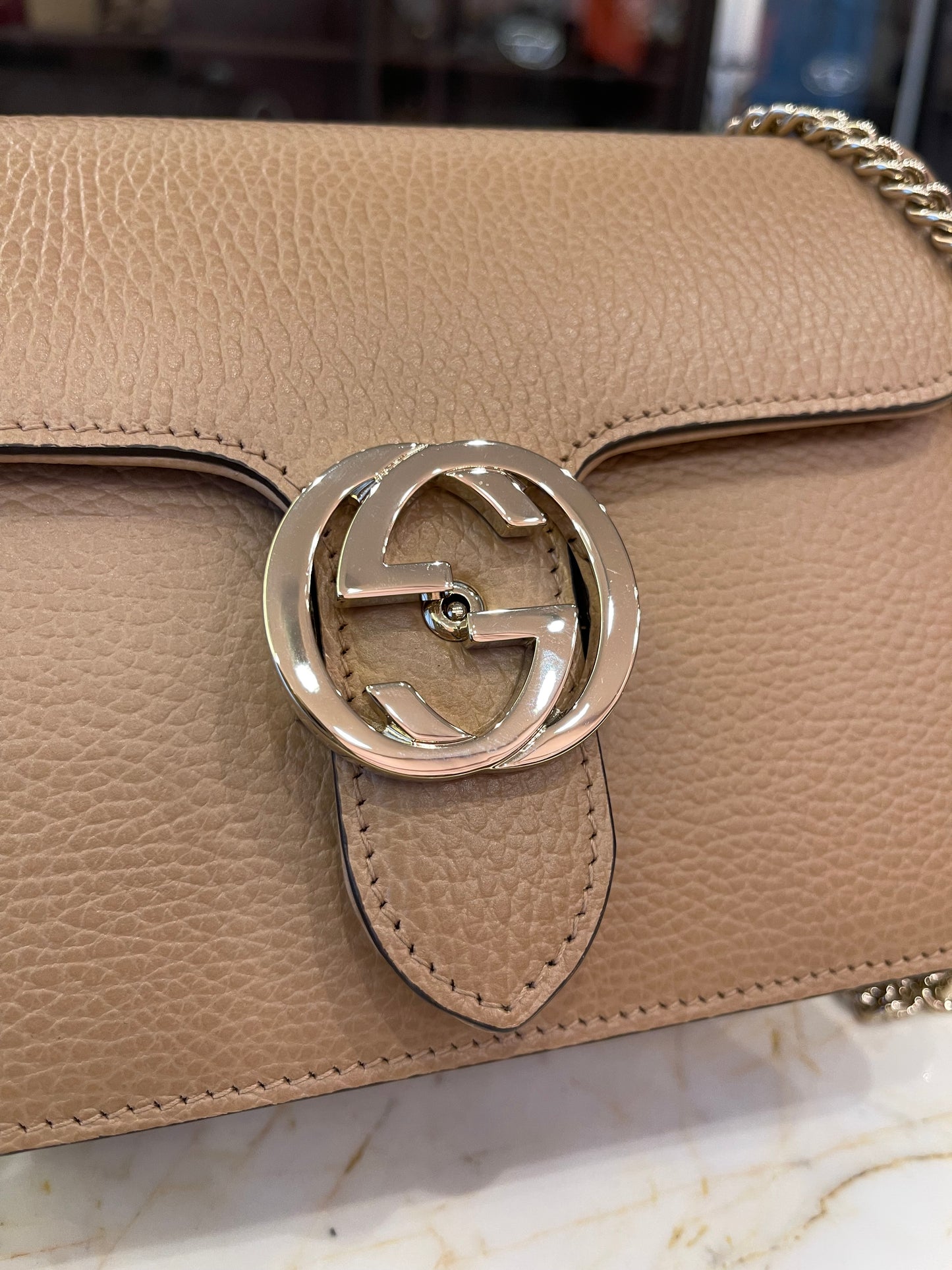 Gucci Interlocking G Small Nude