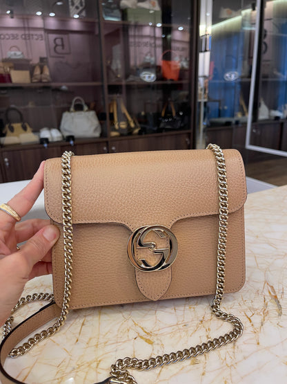 Gucci Interlocking G Small Nude