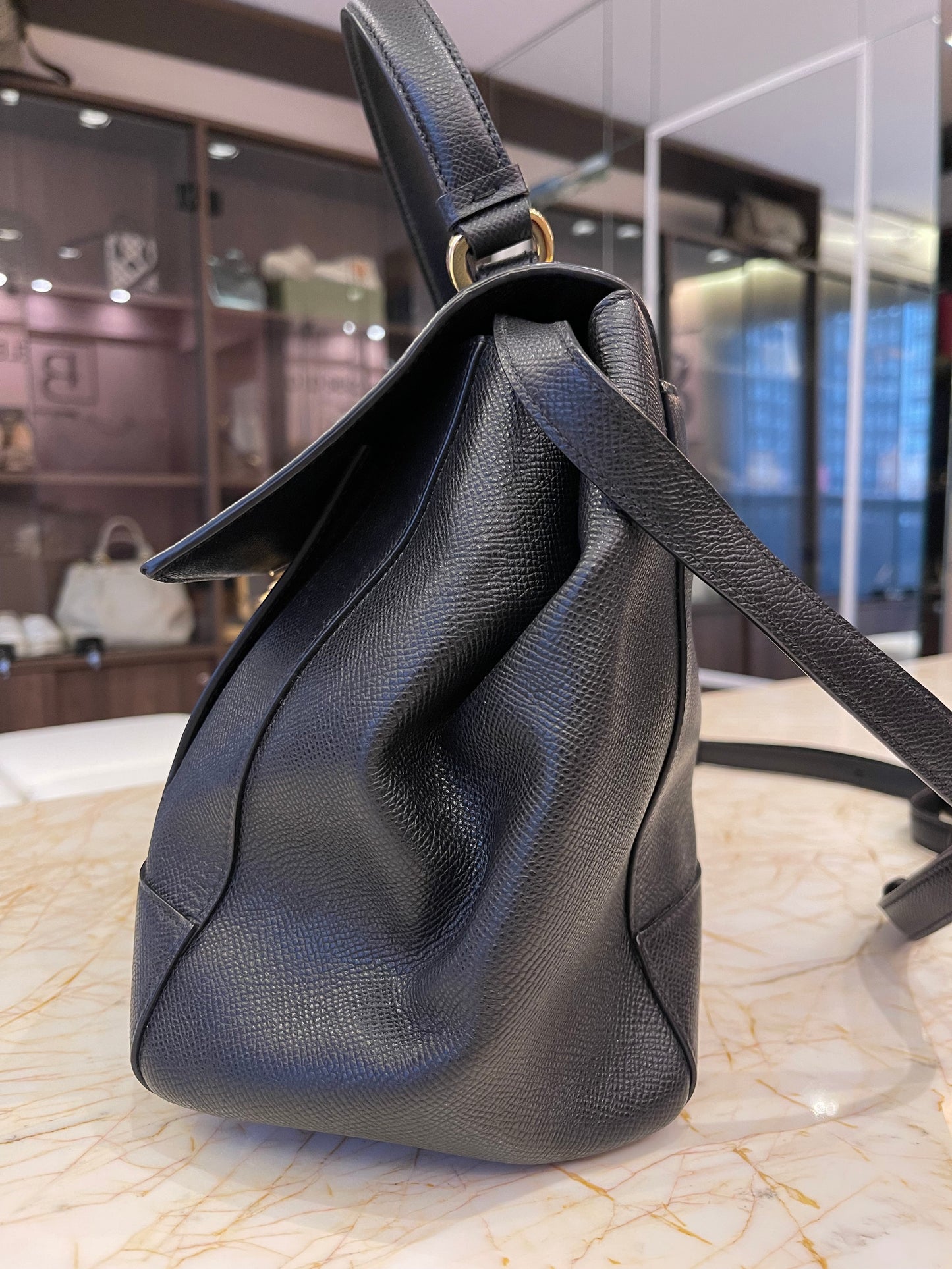 Salvatore Ferragamo Carrie Vara Bow Top Handle
