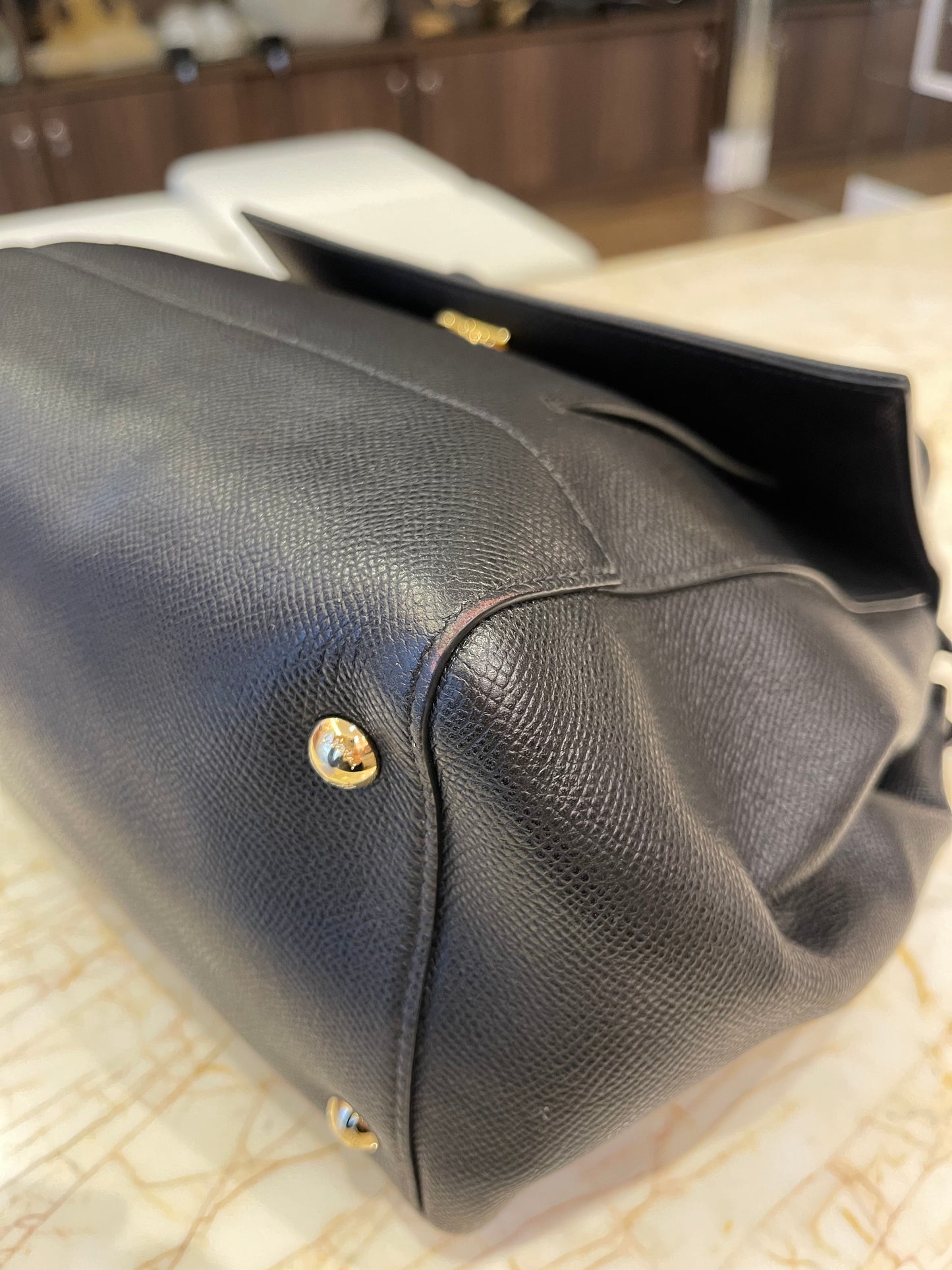 Salvatore Ferragamo Carrie Vara Bow Top Handle