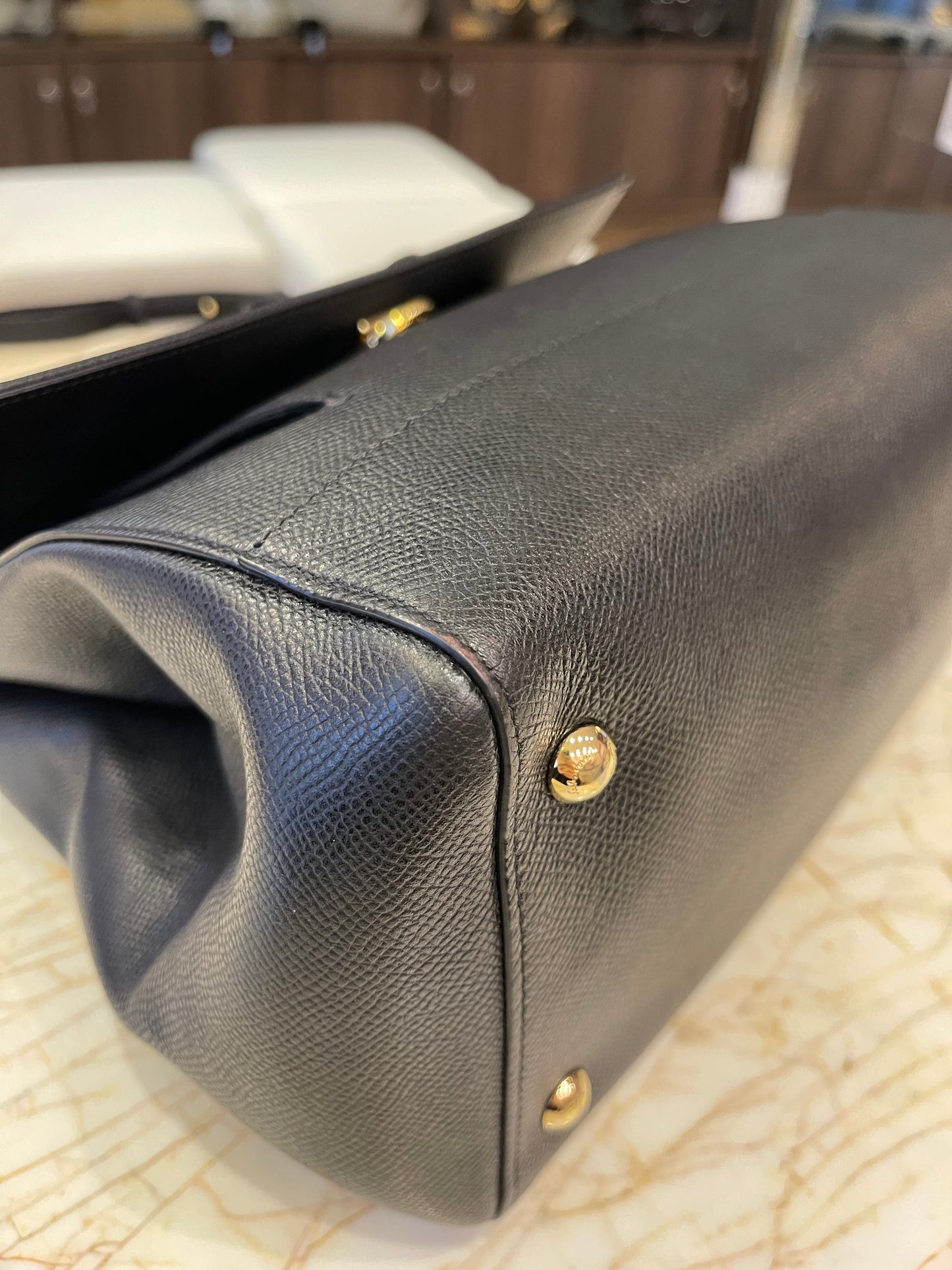 Salvatore Ferragamo Carrie Vara Bow Top Handle