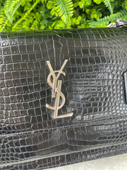 Saint Laurent Croco Sunset Preta
