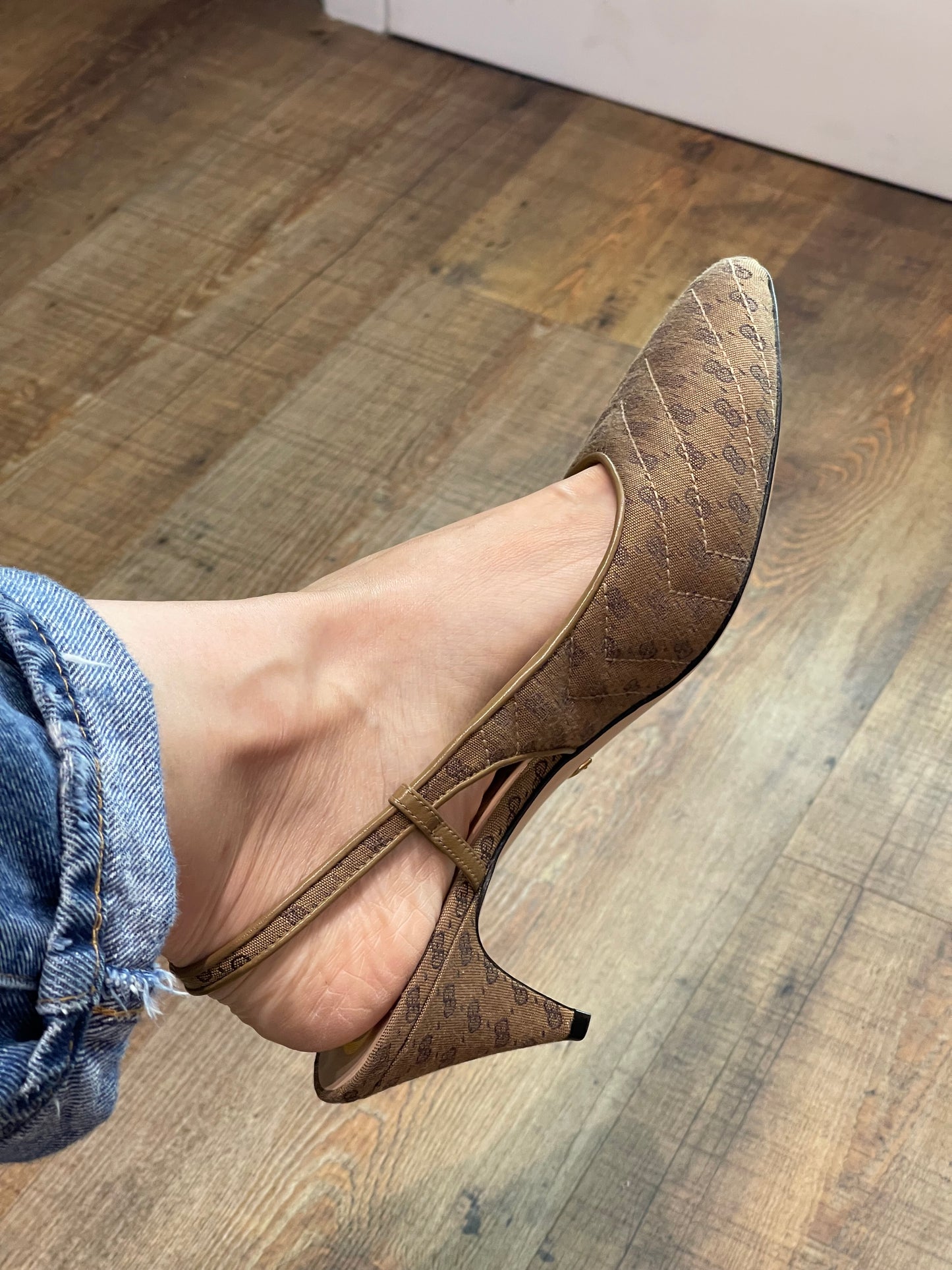 Sapato Gucci Pumps Slingback