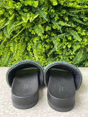 Gucci Slide Web Acolchoado Bicolor