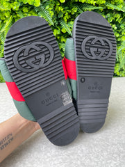 Gucci Slide Web Acolchoado Bicolor