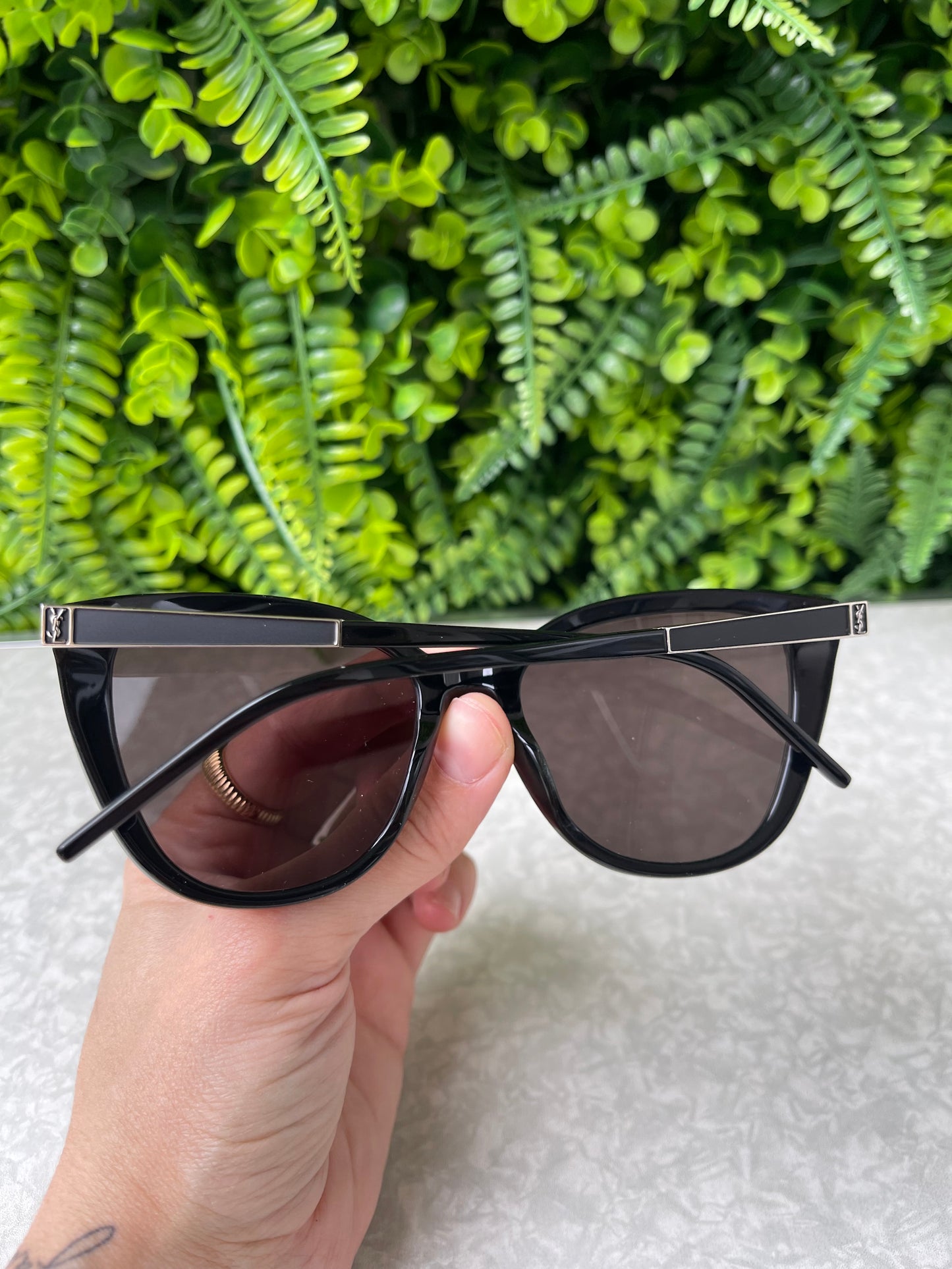 Óculos de Sol Saint Laurent SL M 70 Preto