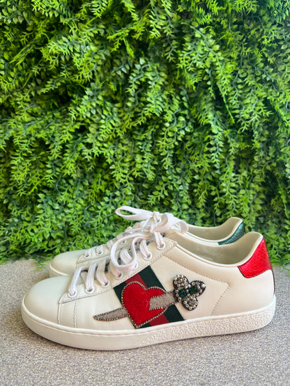 Tênis Gucci Heart Branco